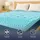 The White Stone Memory-Foam-Topper 180 x 200 cm H2 Leinen