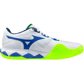 Mizuno Wave Enforce Tour 2 White/Dazzling Blue/Lightning Yellow 46