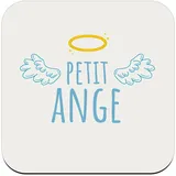 Untersetzer aus Kork – Kleiner Engel niedlich, originelles Design – 1 Stück (95 x 95 mm)