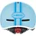GLOBBER HELM MASTER LIGHTS 47-51 cm Kinder pastellblau 2023
