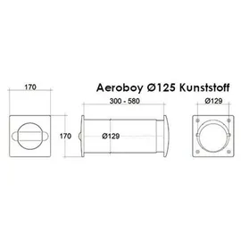 WALLAIR Aeroboy Mauerkasten System 150
