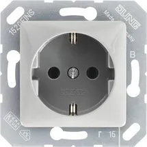 Jung Schuko-Steckdose 50x50 Platin 2 St.