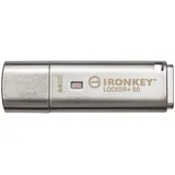 Kingston IronKey Locker+ 50 Verschlüsselter USB-Stick Metall USB 3.2 Gen1