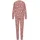 VIVANCE DREAMS Damen Pyjama altrosa-weiß-allover-gemustert Gr.40/42
