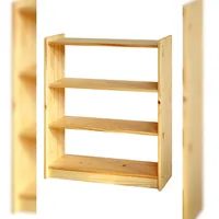 Möbilia Bücherregal 80 x 30 x 100 cm Beige
