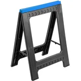 HÖGERT TECHNIK – Klappbock Werkbank aus Kunststoff, höhenstabil 77 cm, Arbeitsbock mit rutschfesten Füßen, zwei Auflagen, Belastbarkeit bis 350 kg, für Holz- und Metallarbeiten