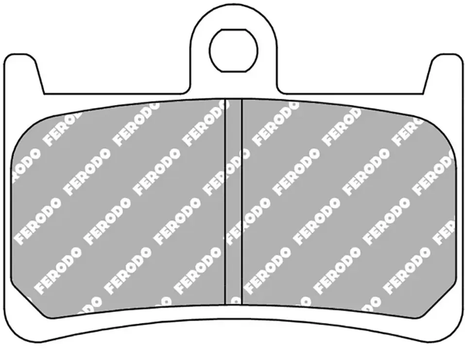 Ferodo Fdb605cpro Ceramic Organic Bremsscheibe - Multicolor - One Size