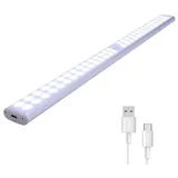 DTC GmbH Schrankleuchte Unterbauleuchte LED Schrankleuchte PIR-Bewegungssensor, LED-Nachtleuchten LED Unterbauleuchte 40CM 60LEDs