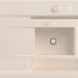 Villeroy & Boch Subway Style 60 rechts Einbauspüle ivory Excenterbetätigung 1000 x 510 mm
