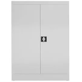 Classix Stahlschrank X-530327 signalweiß 92,0 x 42,0 x 120,0 cm, aufgebaut