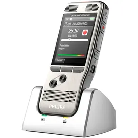 Philips Pocket Memo DPM6000 Digitales Diktiergerät mit 2Mic-Stereoaufnahme