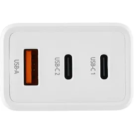 Intenso Power Adapter W65ACC GaN Ladegerät, Weiß