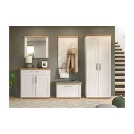 xonox.home Garderobe Verona Garderobenschrank Schrank in Sibiu Lärche Nb.ca. 80x196x39cm