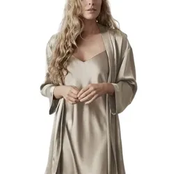 Damella 94001 Robe Nougat Seide Small Damen