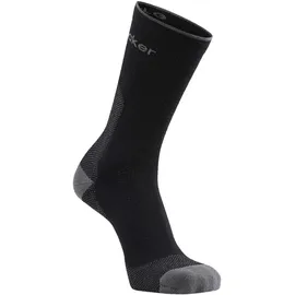 Icebreaker Hike+ Ultralight Crew Wandersocken Schwarz 39-41