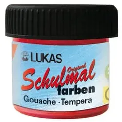 LACUFA Schulmalfarbe 18ml zinnoberrot K102020 Becher