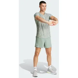 adidas Herren Ultimate Running Engineered Climacool+ T-Shirt - Silver Green - S