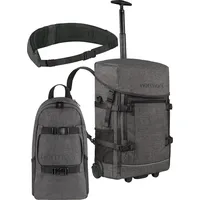 Normani Rucksack mit Trolleyfuktion, 8L Rucksack und Hüftgurt |