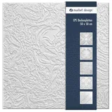 Marbet Design Deckenpaneel MONSUN weiß 8 St. 50 x 50 cm