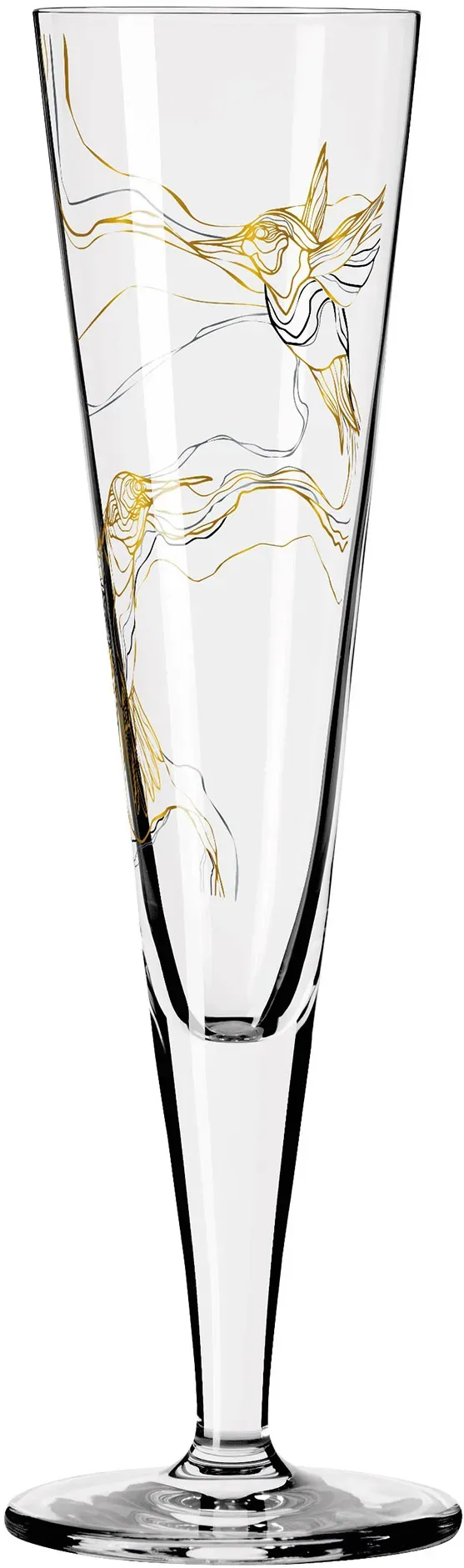 RITZENHOFF Champagnerglas GOLDNACHT No 8 Inhalt 205 ml