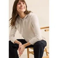 Cecil Damen B303174 Leichter Hoodie, Beige,