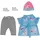 BABY BORN Deluxe Jeans Kleid Blau (835258)