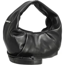 LES VISIONNAIRES Greta Mini Essential Handtasche Leder 23 cm schwarz