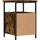 vidaXL Nachtschrank Räuchereiche 34 x 35,5 x 50 cm Braun