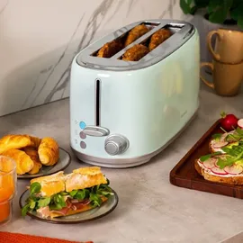 Cecotec Toast&Taste 1600 Retro Double 1630w Toaster - Blue