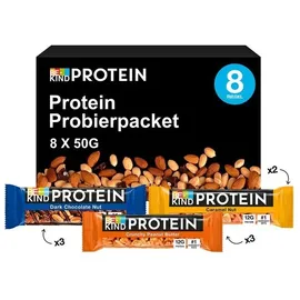 Be-Kind Proteinriegel Probierpaket verschiedene Sorten 8 x 50 g