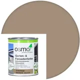 OSMO Garten- & Fassaden Farbe -7119 Graubeige (RAL 7291)-0,75 Liter