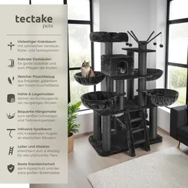 Tectake Gismo 195 cm schwarz