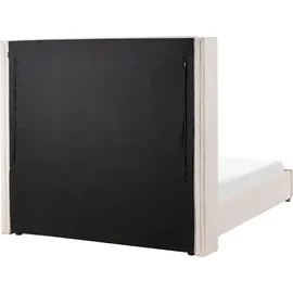 Beliani Lubbon 140 x 200 cm Cremeweiß