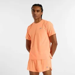 NEW BALANCE Herren T-Shirt Race Day Ultra Light, HOT MANGO (MT51208HMO), L