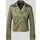 Zero Velourslederjacke mit Reißverschluss Pale Khaki,38 | Gr.: 38