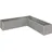 Belvedere Mini L200 201 x 201 x 45 cm quarzgrau-metallic
