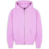 dropsize Sweatjacke DROPSIZE "Dropsize Herren Super Heavy Blank Zip-Hoodie", Herren, Gr. S, pink, 70% Baumwolle, 30% Polyester, unifarben, Sweatjacken Sweatjacke
