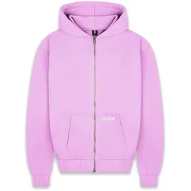 dropsize Sweatjacke DROPSIZE "Dropsize Herren Super Heavy Blank Zip-Hoodie", Herren, Gr. S, pink, 70% Baumwolle, 30% Polyester, unifarben, Sweatjacken Sweatjacke