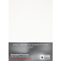 dormabell Premium Jersey-Spannbetttuch weiß - 120x200 bis 130x220 cm (bis 24 cm Matratzenhöhe)