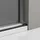 nextrend - gmbh Bernstein Nischendusche mit Schiebetür 160 x 200 cm NT806 FLEX Schwarz matt 8 mm ESG-Glas
