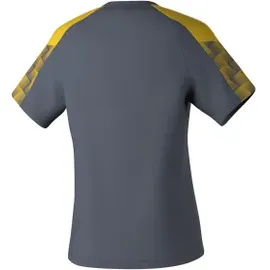 Erima Evo Star Kurzarm-T-Shirt Slate Grey / Yellow 38