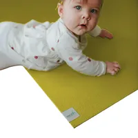 SanoSoft Krabbelmatte - Oeko-Tex® Mangogelb | Gr.: 180x160 cm