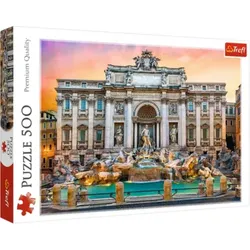 TREFL 37292 Puzzle 500 - Fontanna de Trevi, Rom