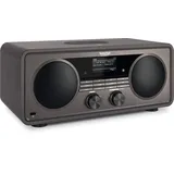 TechniSat DIGITRADIO 631 - Stereo Internetradio (DAB, UKW, 70 Watt 2.1 System m. Subwoofer, CD, USB, Bluetooth-Streaming, AUX, WLAN, Wecker, Spotify Connect, Fernbedienung) anthrazit