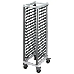 Cambro Camshelving® GN 1/1 Transportwagen, hohe Ausführung, fasst 18x GN-Behälter 1/1-6,5 cm tief, 1 Stück im Karton - UGNPR11F18480