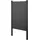 MCW WPC Sichtschutz 105 cm Anthrazit 2 St.