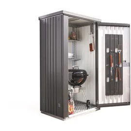 Biohort Geräteschrank 90 0,93 x 0,83 x 1,83 m dunkelgrau-metallic