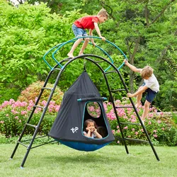 TP Toys Hängesessel und Klettergerüst "Ufo",schwarz,