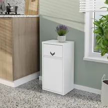 seavas LUQE 1 Weiß - Abfalleimer mit Stil, - Weiß