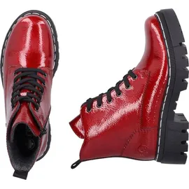 Rieker Damen Klassische Stiefeletten 74020, Frauen Stiefeletten,Booties,halbstiefel,Kurzstiefel,uebergangsschuhe,rot (33),38 EU / 5 UK